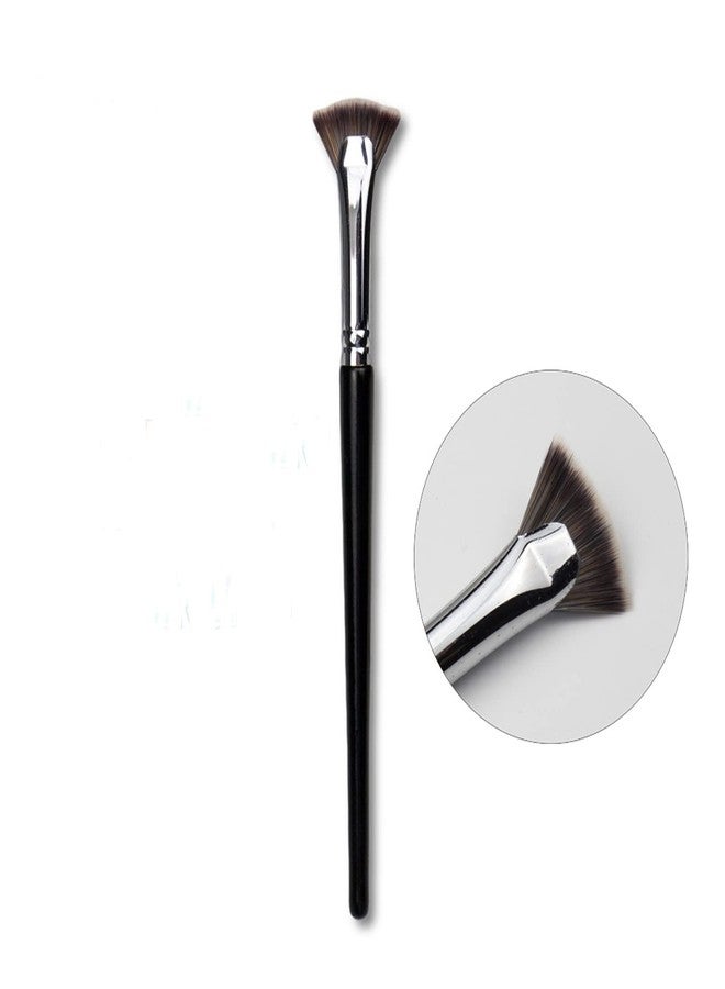 TEONEI Fan Mascara Brushes Eyelash Eyebrow Brush Makeup Brushes Eye Lashes Makeup Tools Eyelash Brush Eyebrow Brushes Eye Shadow Brushes,2Pcs (Plastic Handle) - Image 3